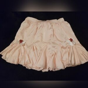 Sugar Thrillz Pink Satin Skirt